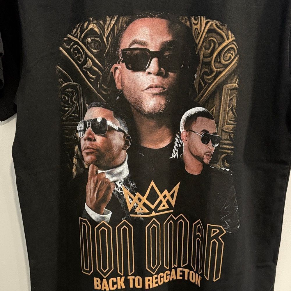 Don Omar Black Graphic Tee - Short Sleeve